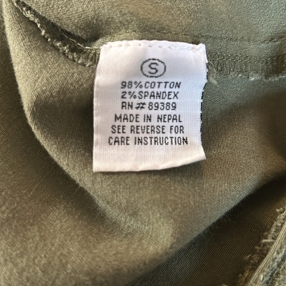 Studio West Jacket Olive Green Victorian Military Women’s Size Small Canvas - Picture 5 of 6